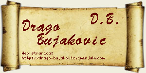 Drago Bujaković vizit kartica